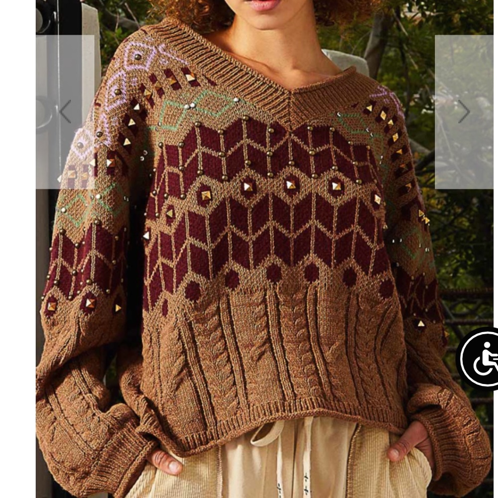🌟SALE🌟Pol Studded Sweater - Picture 5 of 10